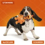 Gioco per cani in lattice a forma di gallina, arancione – Gallina WK - immagine 4