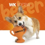 Giocattolo per cani a forma di coppa in lattice, arancione – Holland Coppa dei Mondiali - immagine 2