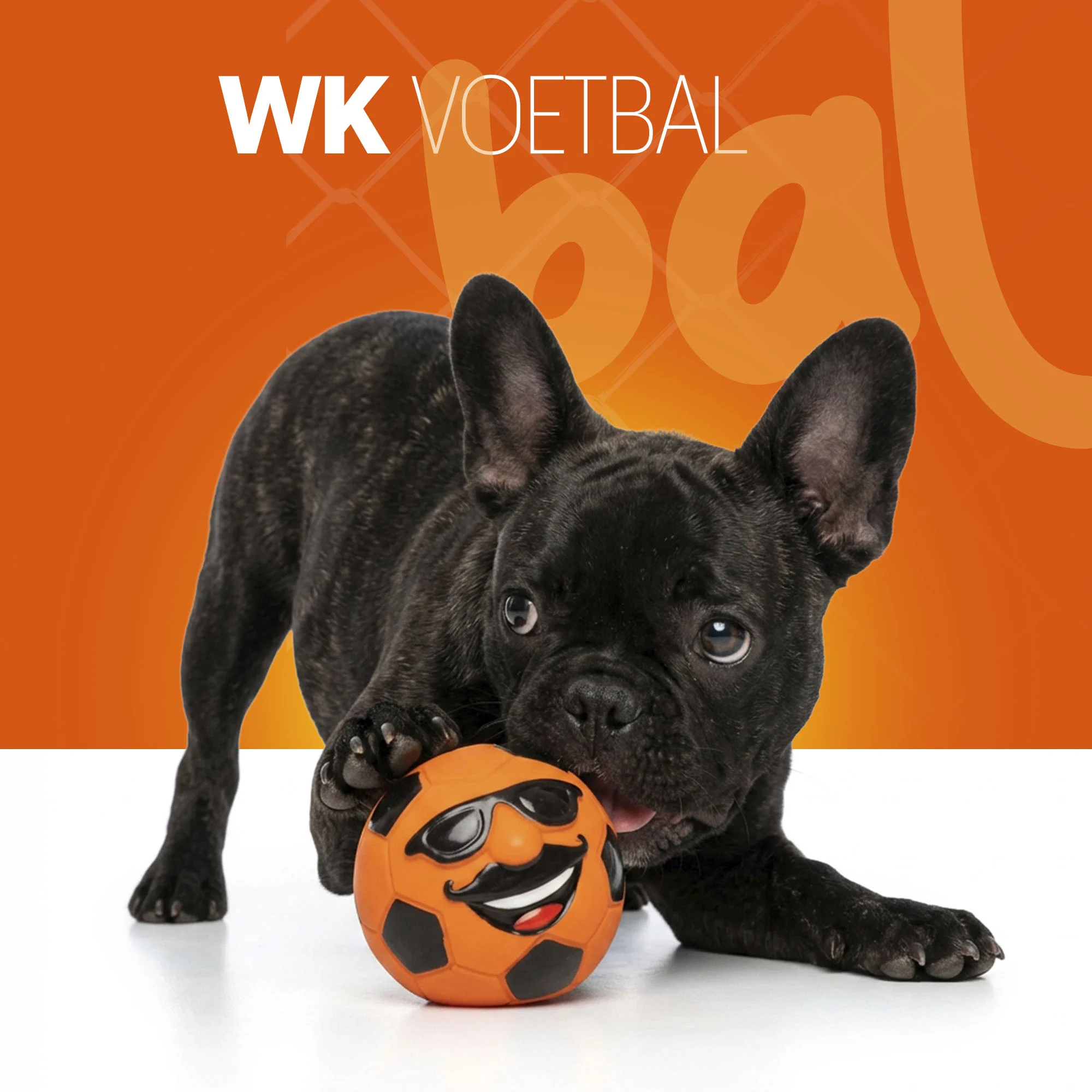Giocattolo per cani in lattice con fischietto Arancione M – Holland Mr. Dutch - immagine 2