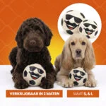 Giocattolo per cani in lattice con squeaker, arancione, L – Holland Mr. WK Soccer - immagine 6