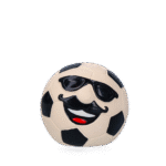 Giocattolo per cani in lattice con squeaker, arancione, M – Holland Mr. WK Soccer