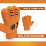 Gioco per cani a forma di guanto in lattice, arancione – Holland WK Handschoen - immagine 3