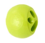 Palla dispenser per cani in TPE, verde, 6 x 6 cm – Outward Hound (Kyjen) Orbee-Tuff Nooks - immagine 2