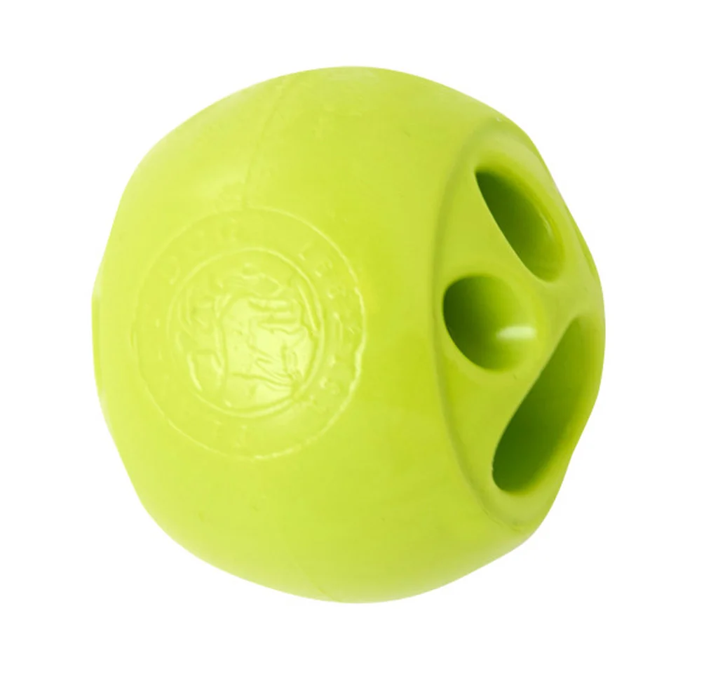 Palla dispenser per cani in TPE, verde, 6 x 6 cm – Outward Hound (Kyjen) Orbee-Tuff Nooks - immagine 2