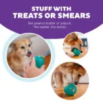 Gioco da masticare riempibile M blu, 10 x 6 cm – Outward Hound (Kyjen) Double-Tuff - immagine 4