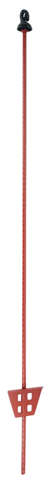 Paletto da inserimento in acciaio armonico con isolatore a spirale, 105 cm – ZoneGuard