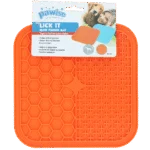 Tappetino da leccare per cani con ventose, 21 x 21 cm, assortito – Pawise Dog Lick Mat