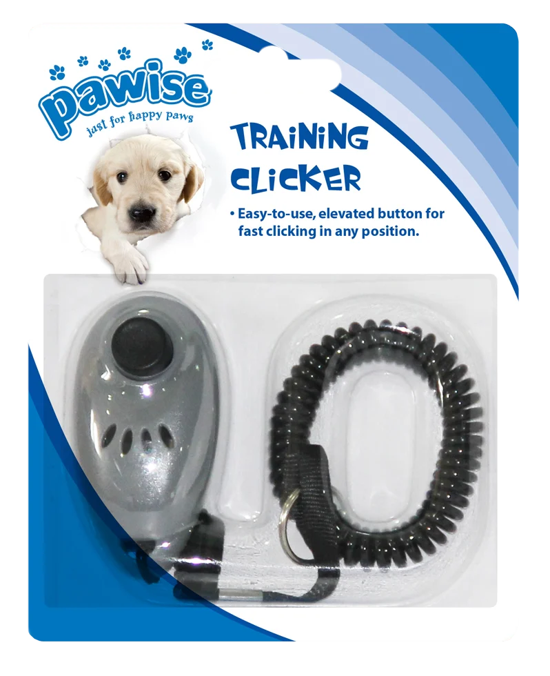 Clicker per cani con laccio da polso o da cintura – Pawise Training Clicker - immagine 1