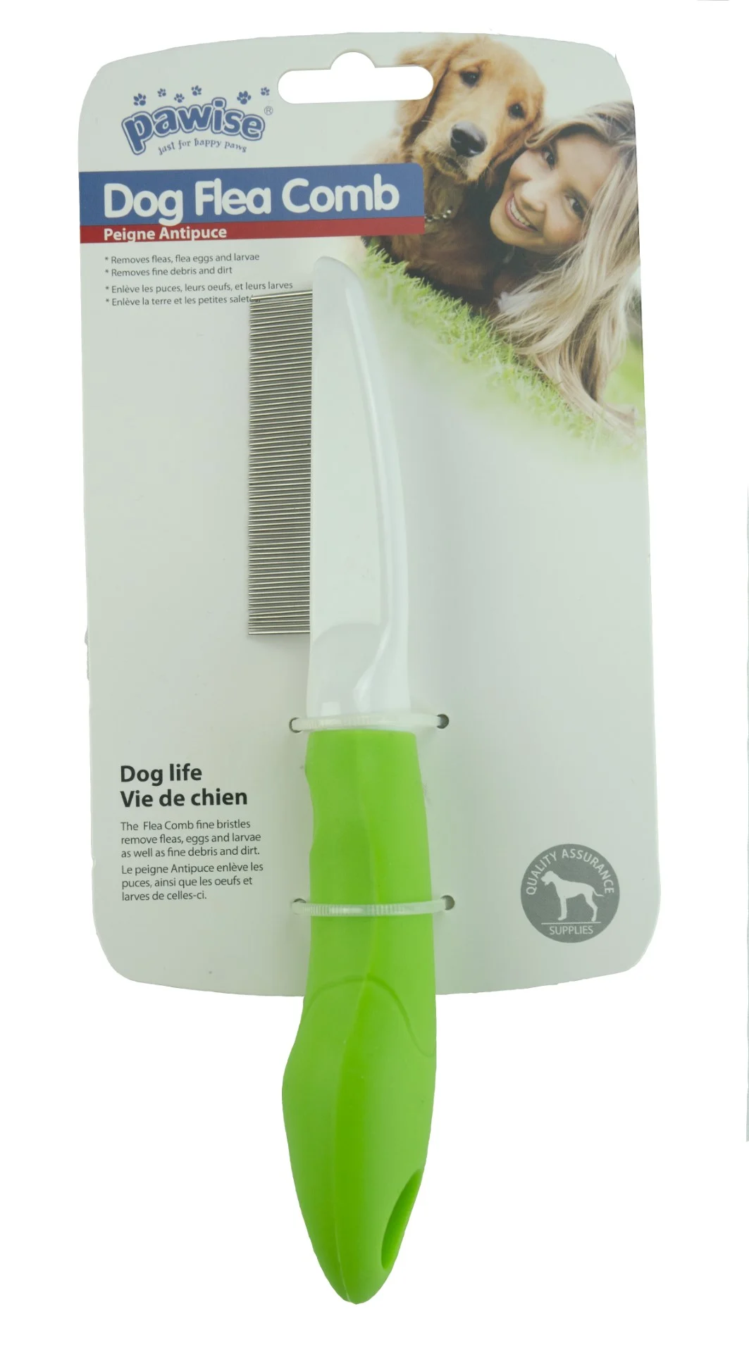Pettine antipulci per cani con 70 denti, 21 cm – Pawise Dog Flea Comb - immagine 3