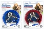 Linea di ancoraggio in cavo d’acciaio rivestito in vinile, 7 m – Pawise Tie Out
