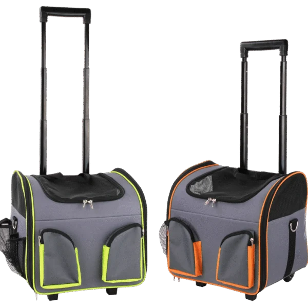 Trolley per cani di piccola taglia, fino a 7 kg, 37 x 27 x 33 cm – Pawise Pet Trolley Bag
