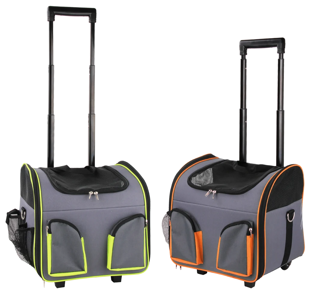 Trolley per cani di piccola taglia, fino a 7 kg, 37 x 27 x 33 cm – Pawise Pet Trolley Bag - immagine 1