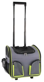 Trolley per cani di piccola taglia, fino a 7 kg, 37 x 27 x 33 cm – Pawise Pet Trolley Bag - immagine 3