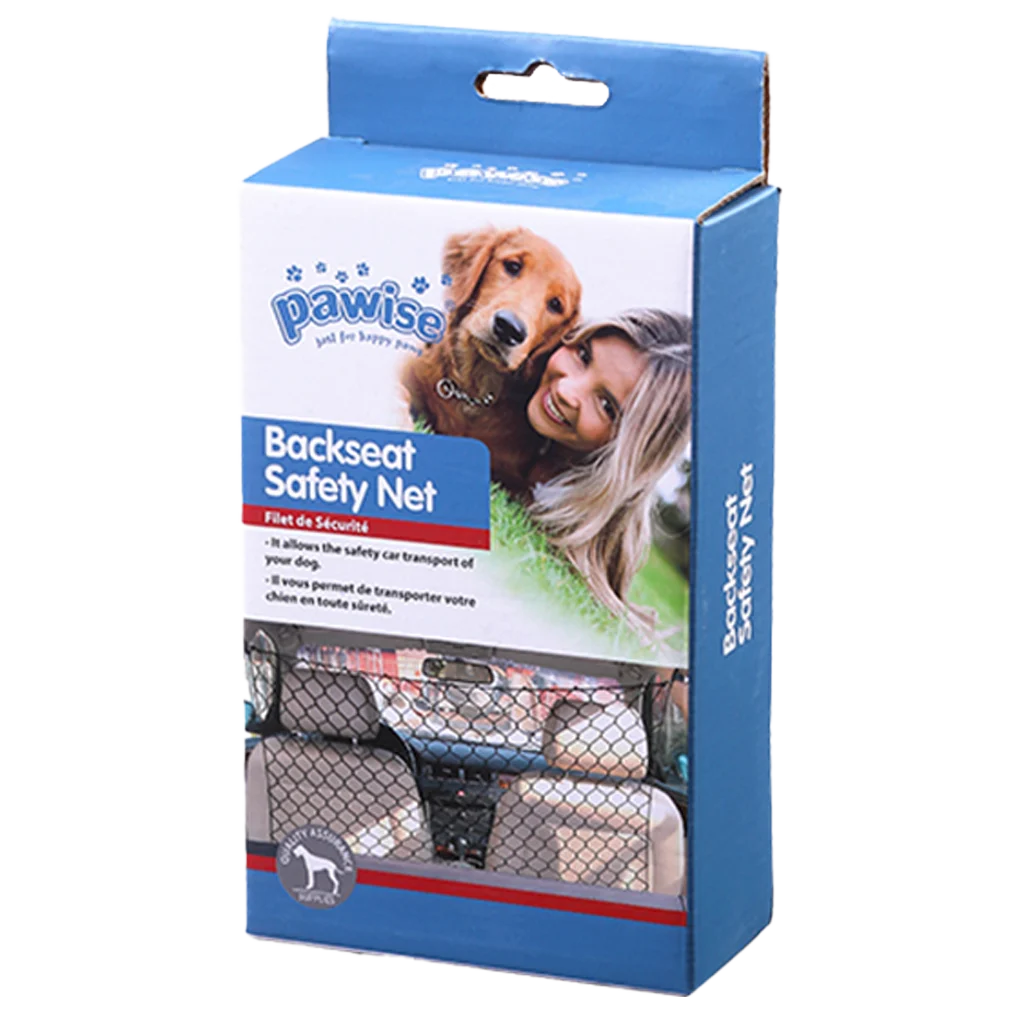 PAWI12515.png Rete divisoria per cani per auto, 122 x 64 cm – Pawise Backseat Safety Net - immagine 1