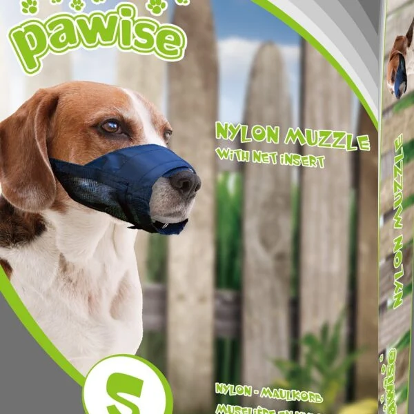 Museruola per cani in nylon, regolabile, taglia XL – Pawise Adjustable Nylon Muzzle XL