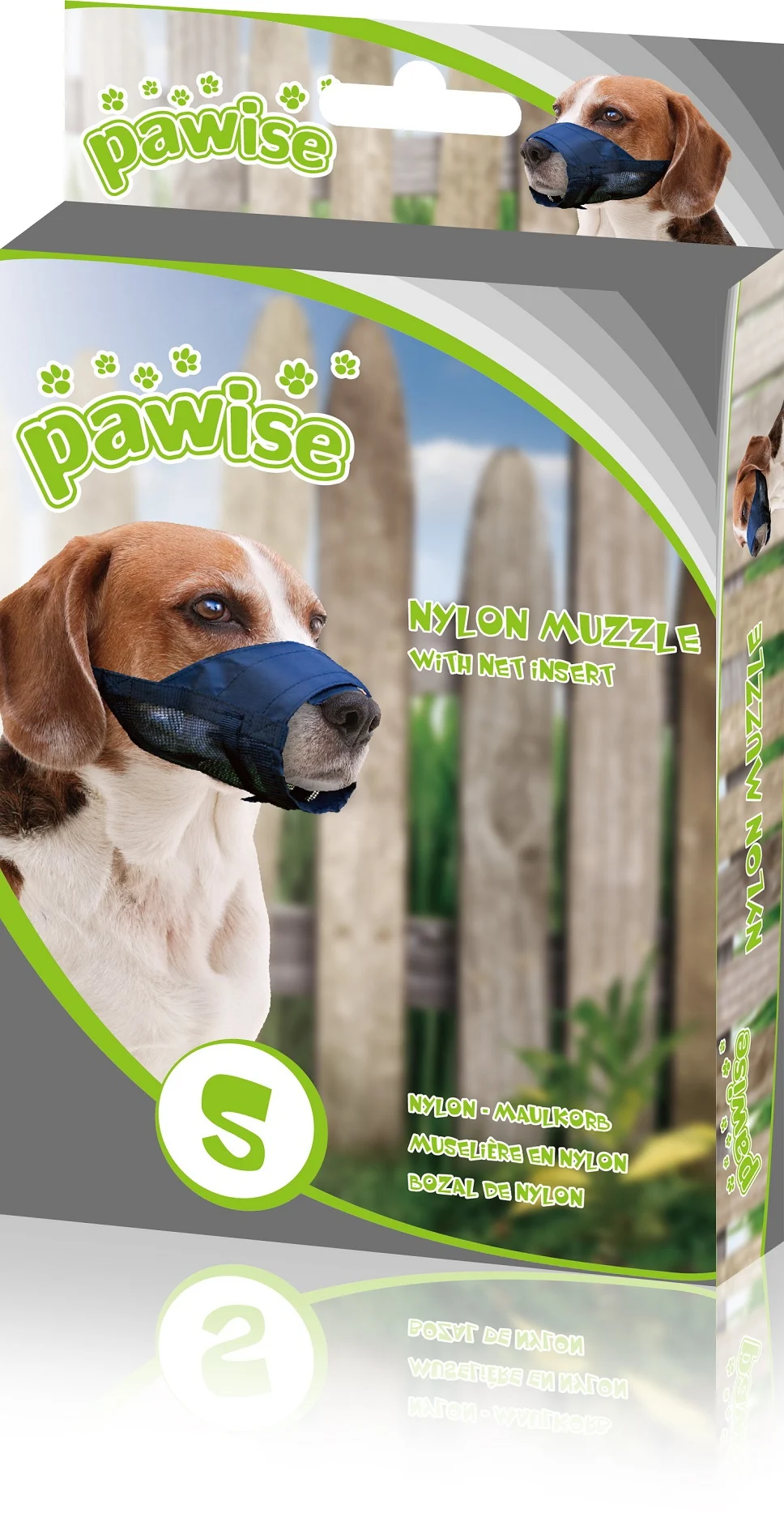 Museruola per cani in nylon, regolabile, taglia XL – Pawise Adjustable Nylon Muzzle XL - immagine 1