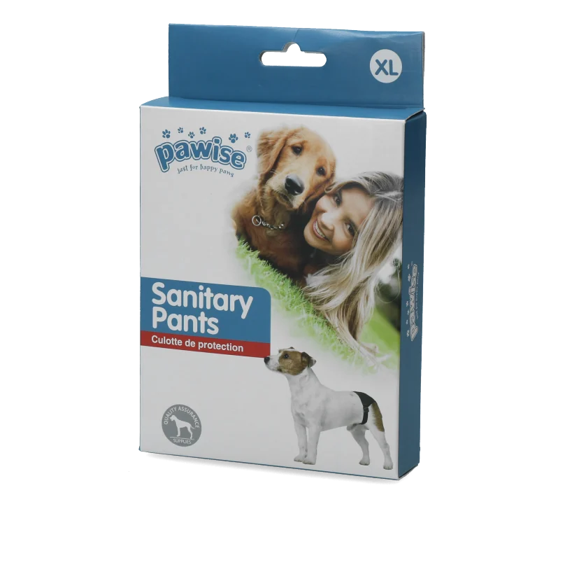 Mutandine igieniche per cani con 1 assorbente, circonferenza addominale da 50 a 59 cm – Pawise Sanitary Pants XL - immagine 1