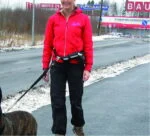 Guinzaglio hands free per cani per correre con estremità elastica da fissare alla cintura – Pawise Hands Free Doggy Jogger Kit - immagine 4