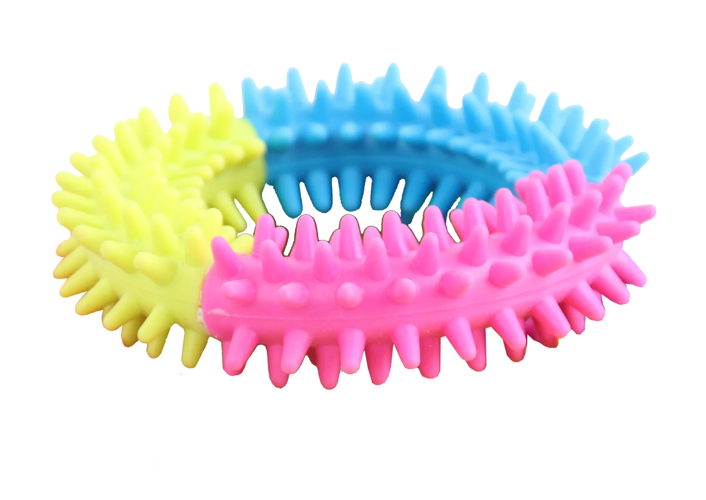 Anello da gioco per cani nei colori dell'arcobaleno – Pawise Rainbow World Ring L - immagine 1