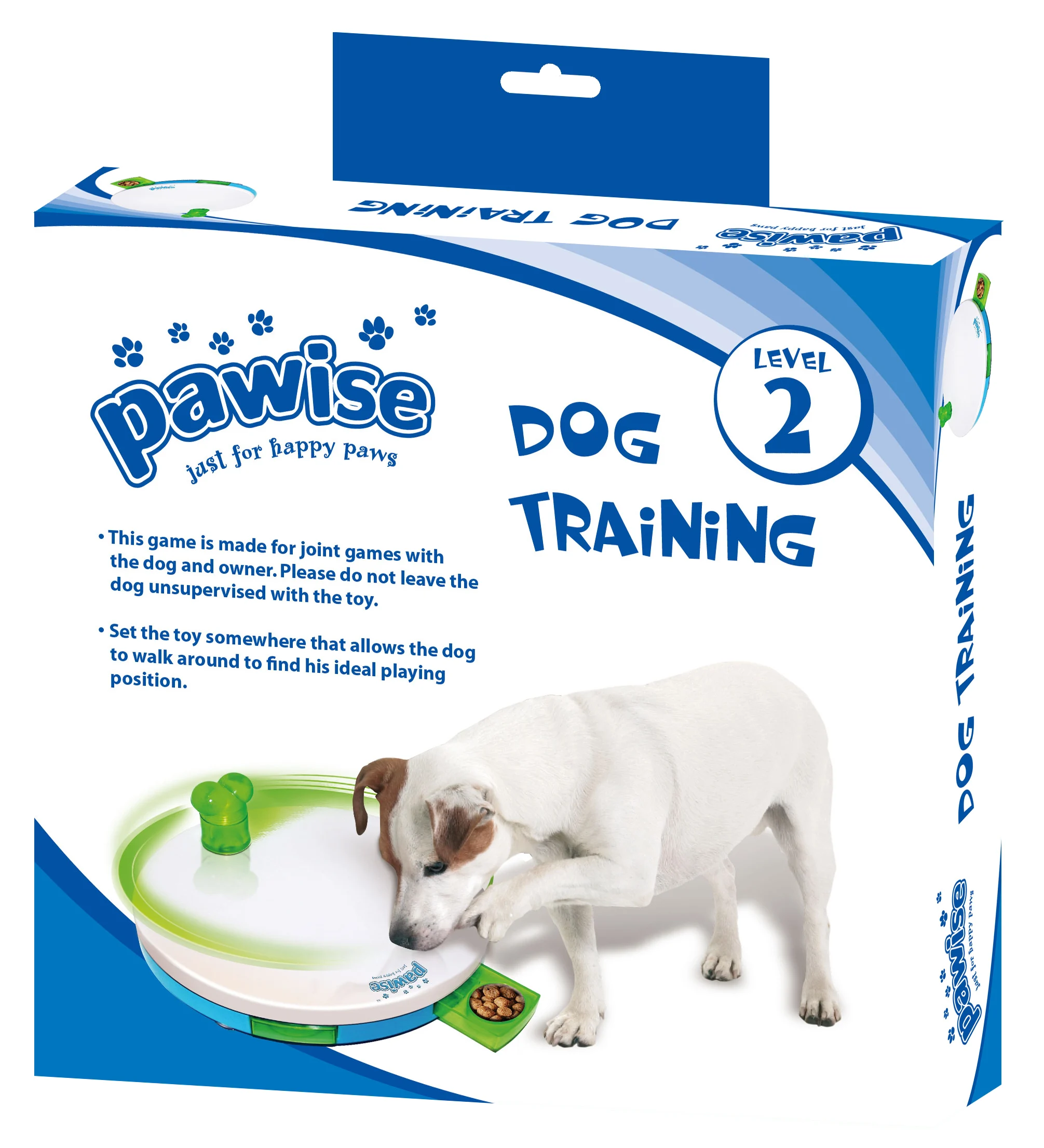 Puzzle per cani con cassetti, 27,5 x 4 cm – Pawise Level 2 Spinning Feeder - immagine 1