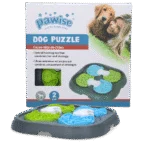 Puzzle per cani con scomparti scorrevoli, 34 x 34 cm – Pawise Dog Puzzle