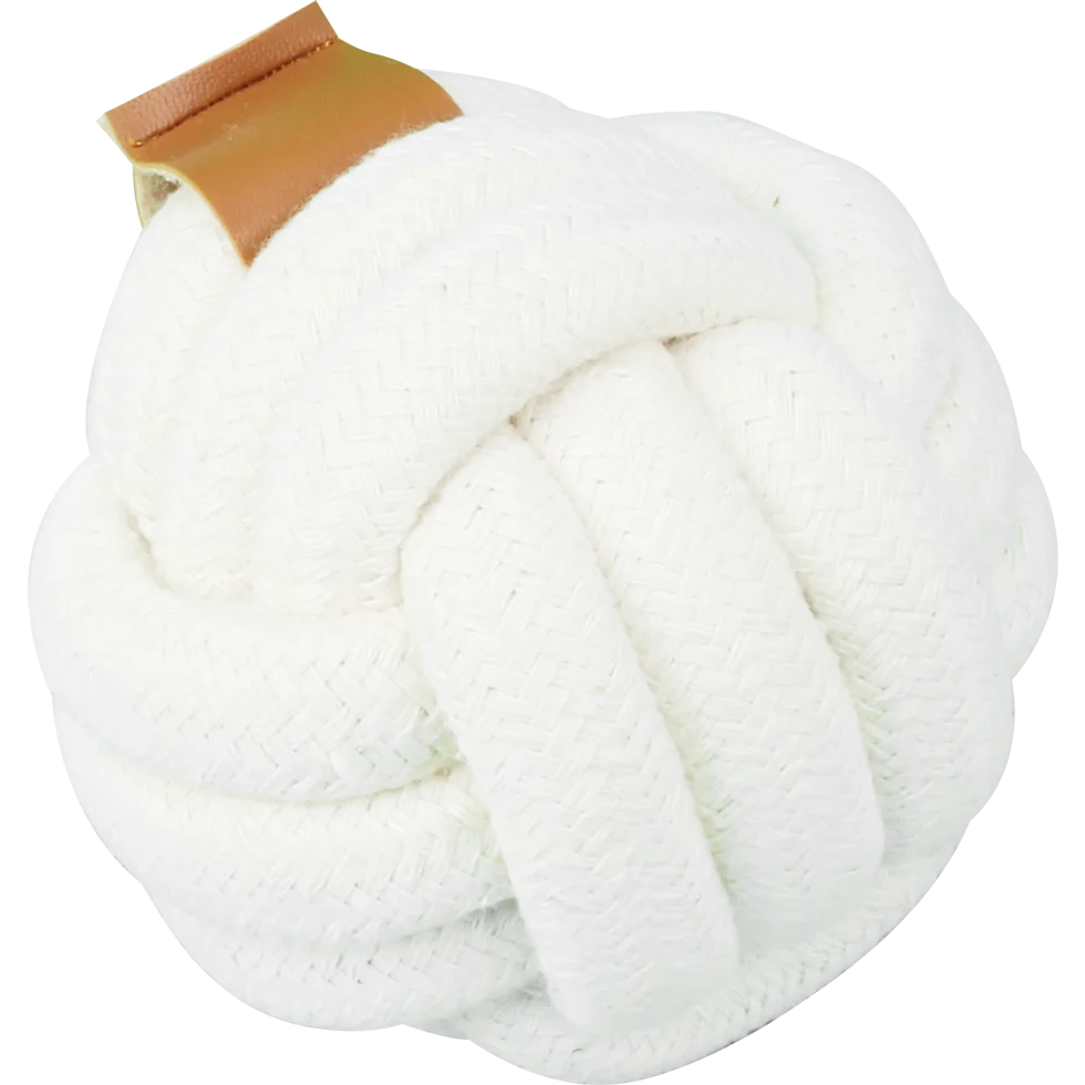Palla per cani in corda di cotone, Ø 9 cm – Pawise Premium cotton toy Ball - immagine 1