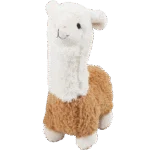 Peluche per cani a forma di alpaca con squeaker, assortito – Pawise Alpaca Doll