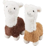 Peluche per cani a forma di alpaca con squeaker, assortito – Pawise Alpaca Doll - immagine 2