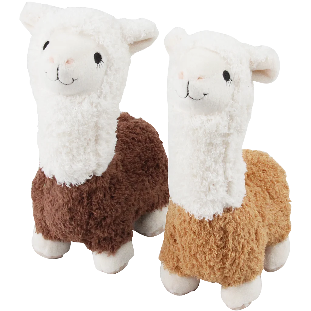 Peluche per cani a forma di alpaca con squeaker, assortito – Pawise Alpaca Doll - immagine 2