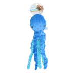 Peluche per cani a forma di polpo con squeaker, colori assortiti, M – Pawise Multicolor Plush Octopus (3 colour assorted) M - immagine 3