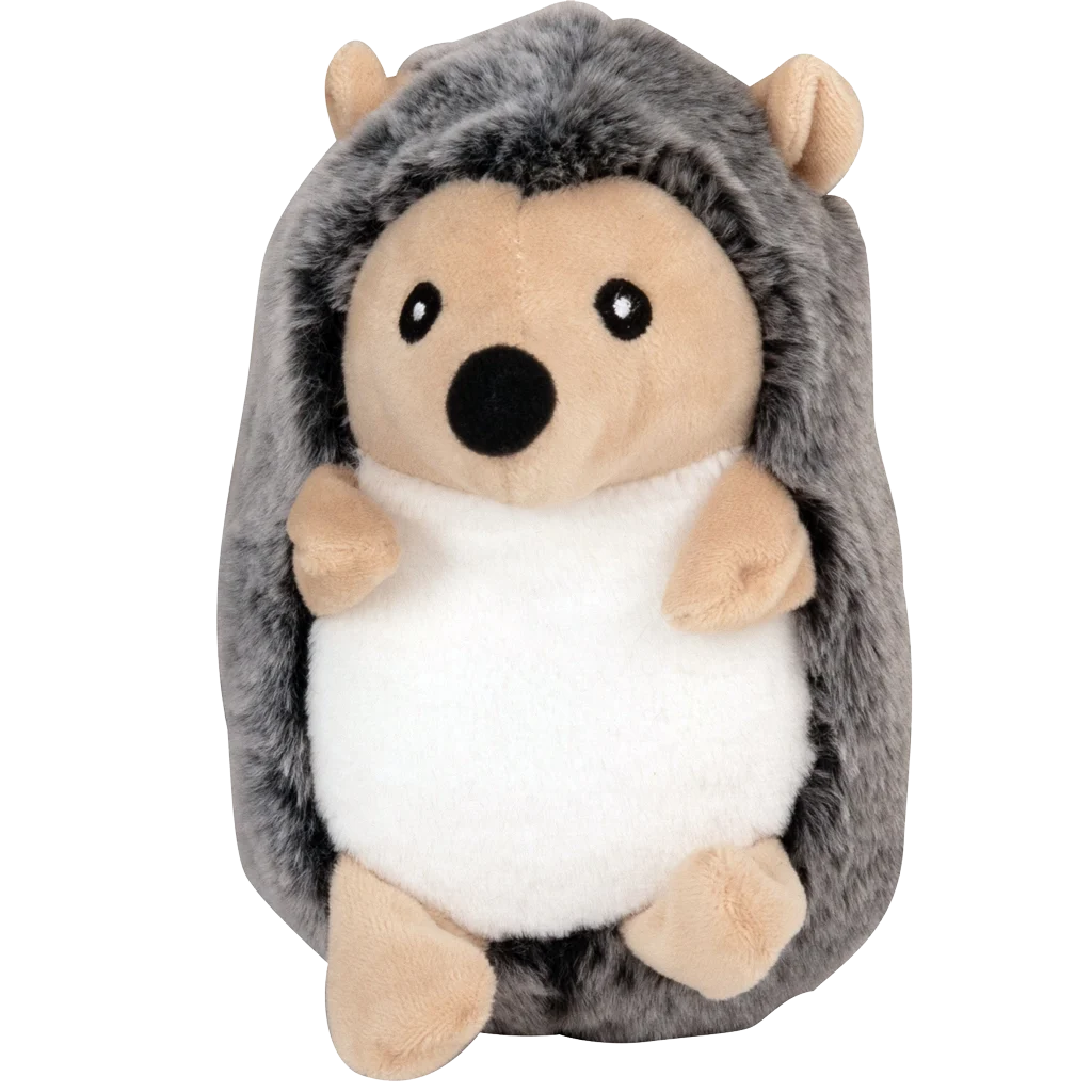 Peluche per cani a forma di riccio con squeaker, 12 cm – Pawise Play Time Hedgehog S - immagine 1
