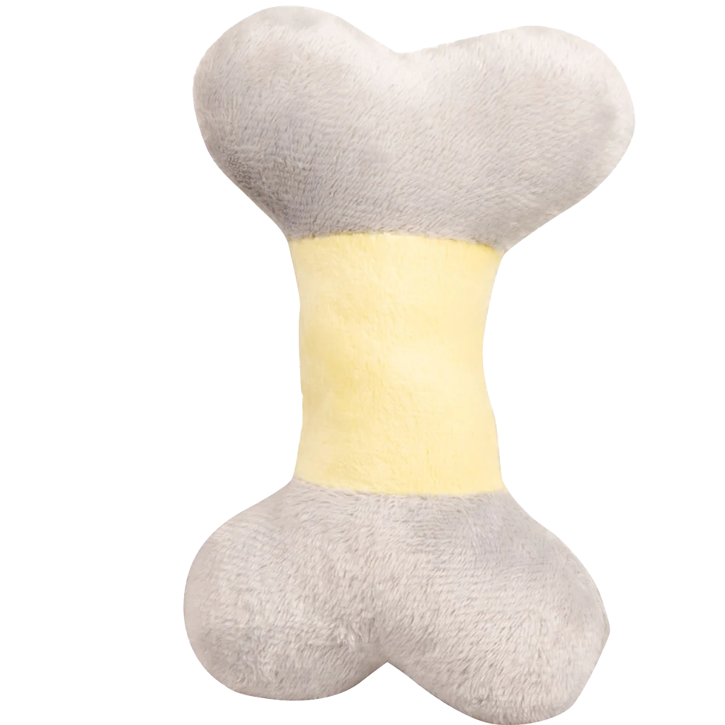 Peluche per cani a forma di ossicino con squeaker per cuccioli – Pawise Puppy Life Bone - immagine 2