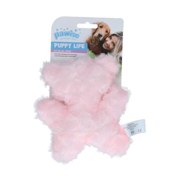 Peluche a forma di orsetto per cuccioli con squeaker – Pawise Puppy Life My Bear
