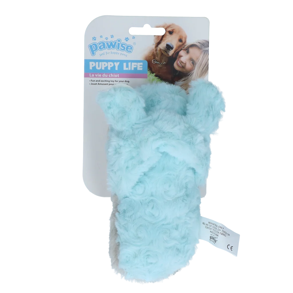 Gioco morbido a forma di ciabatta per cuccioli con squeaker – Pawise Puppy Life My Slipper - immagine 1