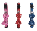 Collare per gatti con fiocco rosso – Pawise Cat Collar With Bowknot - immagine 2
