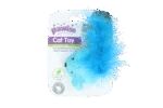 Topolino di lana con erba gatta e piume, 14 cm – Pawise Cat Toy Wool Mouse - immagine 4