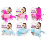 Gioco a forma di uccellino per gatti con catnip e piume – Pawise 100% Catnip Toy Vogel - immagine 6