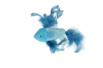 Pesce gioco per gatti con erba gatta e piumette – Pawise 100% Catnip Toy Vis - immagine 5
