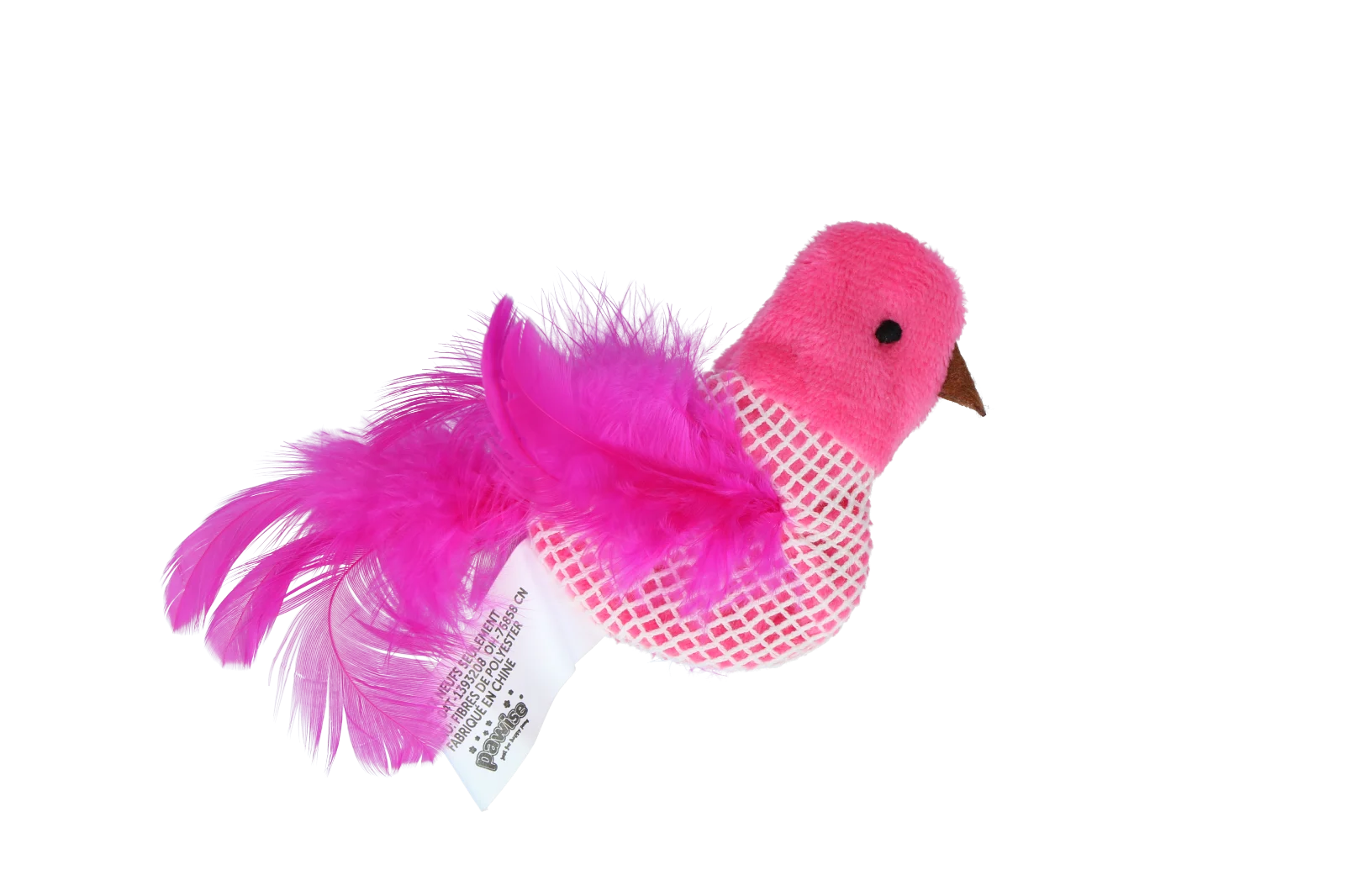 Gioco a forma di uccellino per gatti con catnip e piume – Pawise 100% Catnip Toy Vogel - immagine 4
