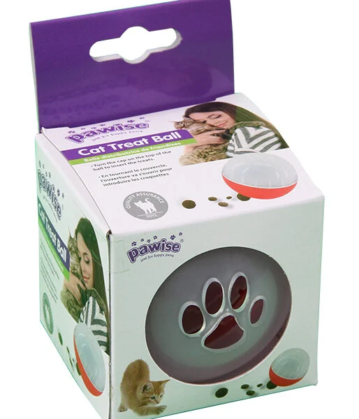 Palla port snack per gatti, ø 8 cm – Pawise Cat Treat Ball