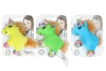 Peluche per gatti con erba gatta e piumette, 12 x 8 cm – Pawise meow meow life Unicorn