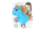 Peluche per gatti con erba gatta e piumette, 12 x 8 cm – Pawise meow meow life Unicorn - immagine 3