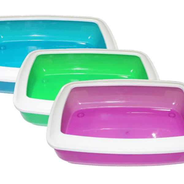 Lettiera in plastica, 48 x 36 cm, assortita – Pawise Cat Litter Tray
