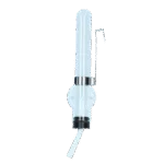 Bottiglia in vetro per criceti con supporto e ventosa, 50 ml – Pawise Hamster Glass Water Bottle - immagine 2