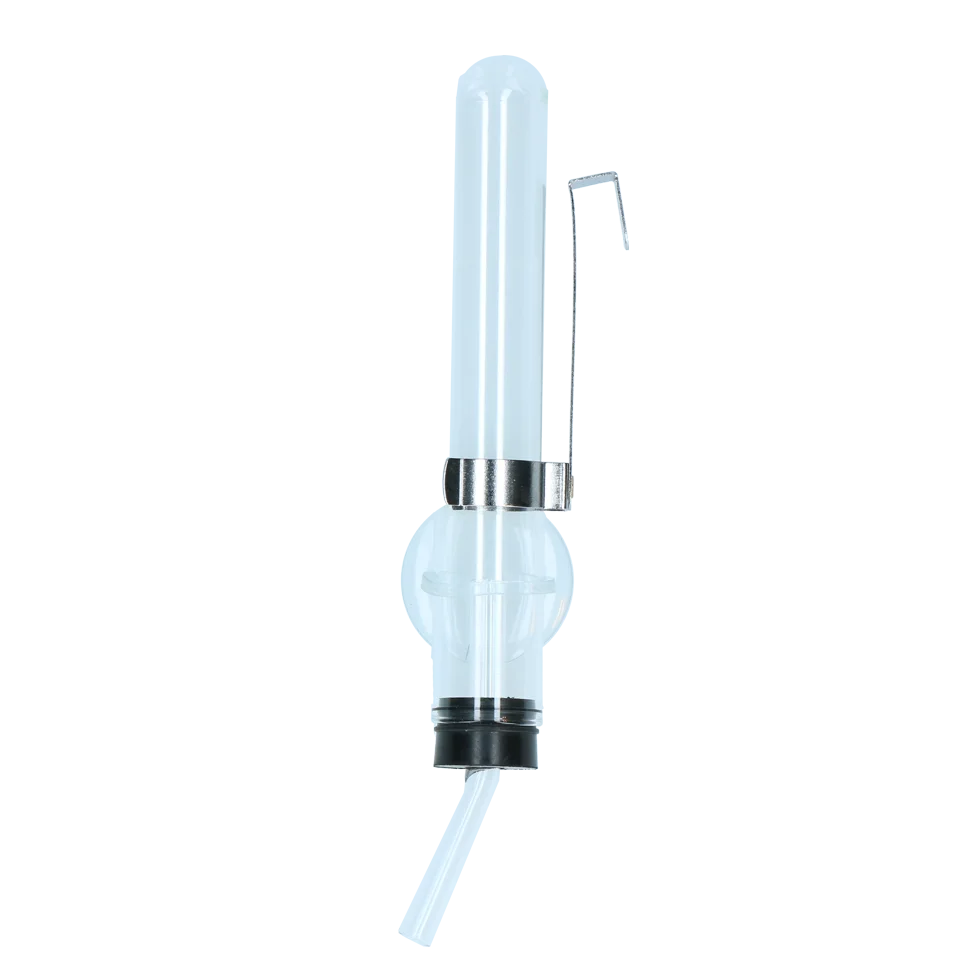 Bottiglia in vetro per criceti con supporto e ventosa, 50 ml – Pawise Hamster Glass Water Bottle - immagine 2