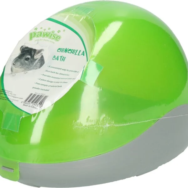 Vaschetta per il bagno di sabbia dei cincillà con substrato – Pawise Chinchilla Bath