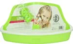 Toilette per roditori da fissare alle sbarre della gabbia, 32 x 22 x 14,5 cm – Pawise Litter Pan S