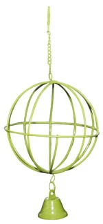 Palla port snack con campanellino per cavie e criceti, Ø 10 cm – Pawise Hay Ball - immagine 5