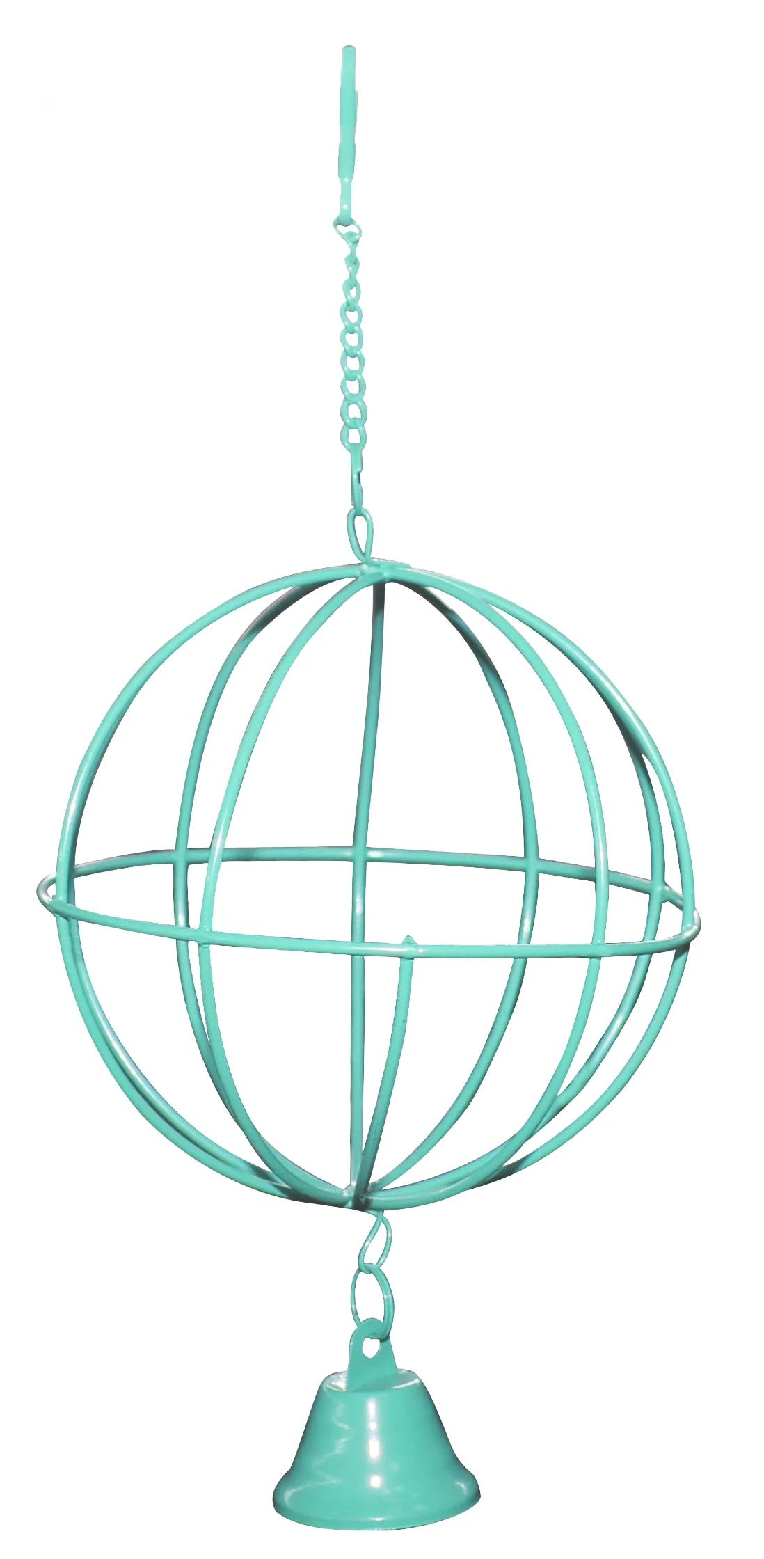 Palla port snack con campanellino per cavie e criceti, Ø 10 cm – Pawise Hay Ball - immagine 4