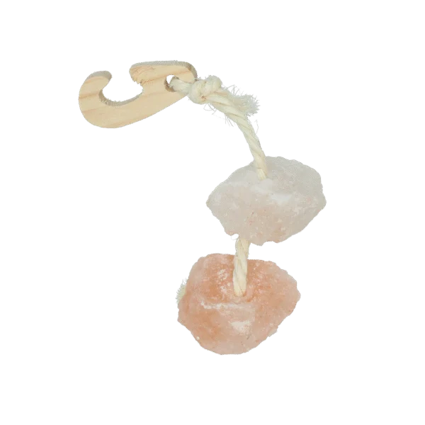 Pietra di sale dell’Himalaya con cordino – Pawise Himalayan Salt On A Rope
